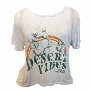 ARULA Crop Tee Shirt Plus Size 1x Dessert Vibes